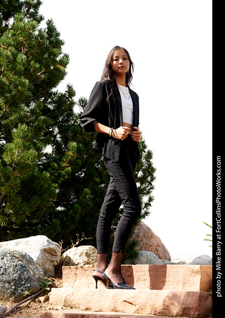 Sydnee in The Rock Garden