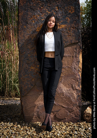 Sydnee in The Rock Garden