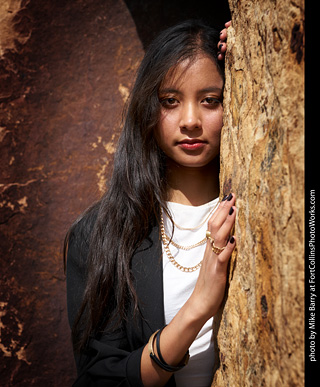 Sydnee in The Rock Garden