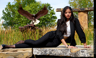 Sydnee in The Rock Garden