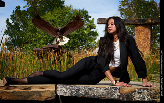 Sydnee in The Rock Garden