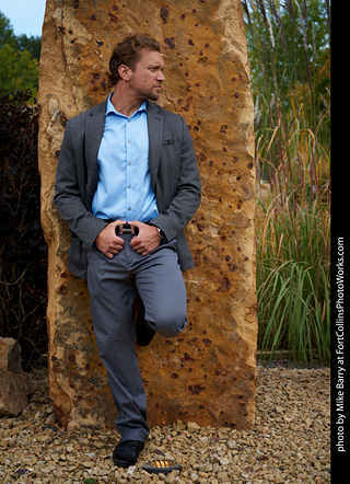 Tony in The Rock Garden