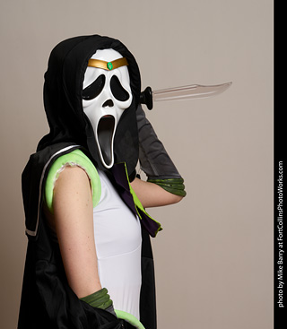 Alex at the Halloween shoot