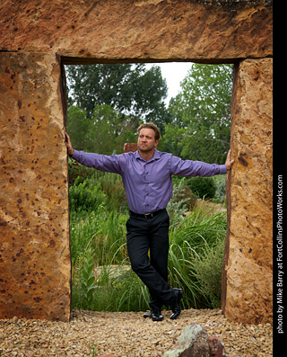 Tony at The Rock Garden