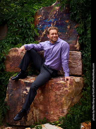 Tony at The Rock Garden