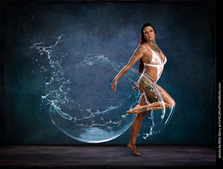 Tiphani water dress