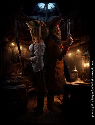 Shelly and Andrew - Pirates