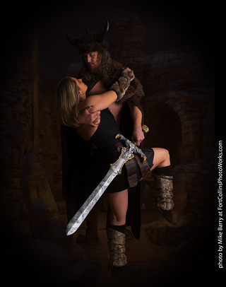 Shelly and Andrew Viking shoot