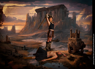 Shelly and Andrew Viking shoot