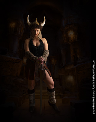 Shelly and Andrew Viking shoot