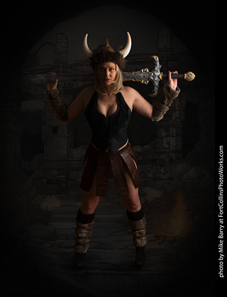 Shelly and Andrew Viking shoot