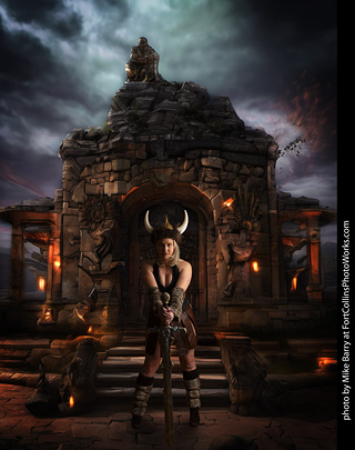 Shelly and Andrew Viking shoot