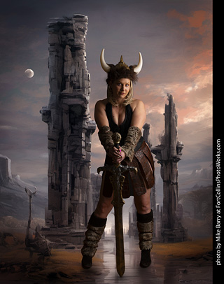 Shelly and Andrew Viking shoot