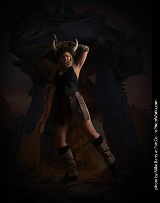 Shelly and Andrew Viking shoot