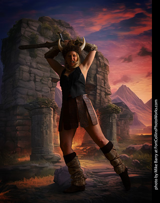 Shelly and Andrew Viking shoot