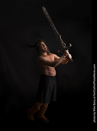 Shelly and Andrew Viking shoot