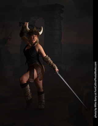 Shelly and Andrew Viking shoot