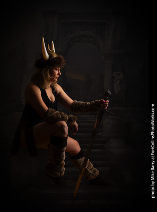 Shelly and Andrew Viking shoot