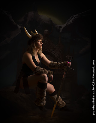 Shelly and Andrew Viking shoot