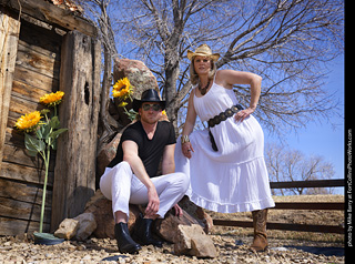 Shelly and Andrew at The Rock Garden
