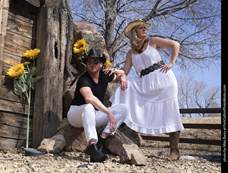 Shelly and Andrew at The Rock Garden