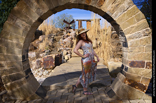 Shelly and Andrew at The Rock Garden