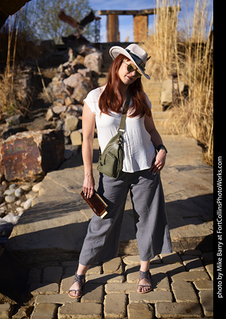 Shelly and Andrew at The Rock Garden
