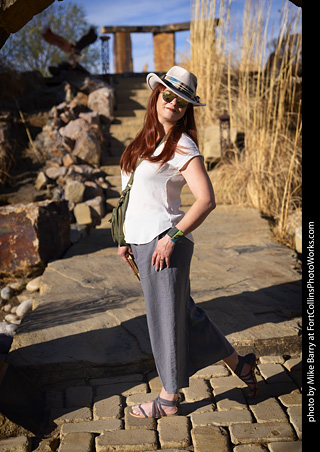 Shelly and Andrew at The Rock Garden
