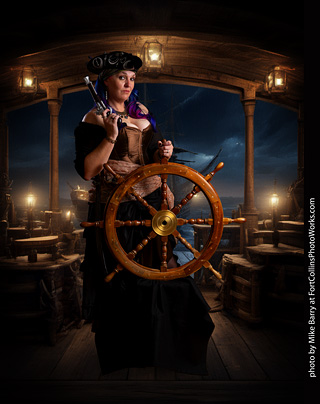 Jennifer dark pirate shoot