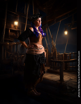 Jennifer dark pirate shoot