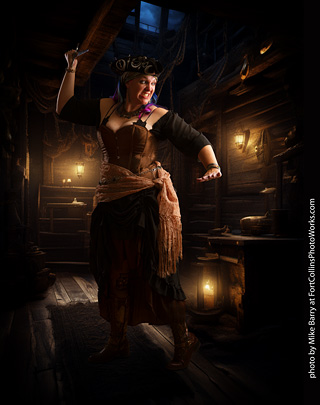 Jennifer dark pirate shoot