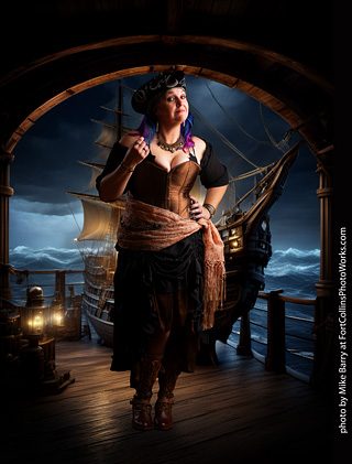 Jennifer dark pirate shoot